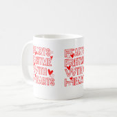 Furzen Rhyme mit Herz Kaffeetasse (Vorderseite Links)