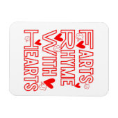 Furzen Rhyme mit Herz Magnet (Horizontal)