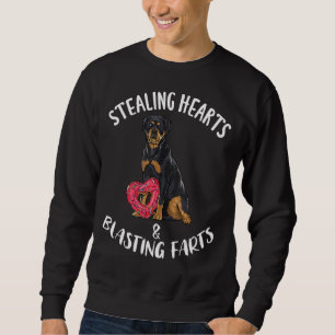 Furzen Rottweiler Valentin Stealing Hearts Blastin Sweatshirt