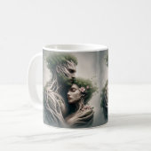 fusão homem e natureza kaffeetasse (Vorderseite Links)
