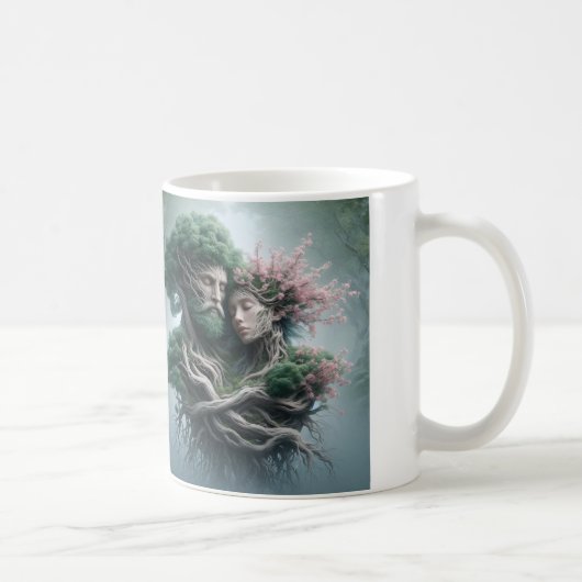 fusão homem e natureza kaffeetasse (Rechts)