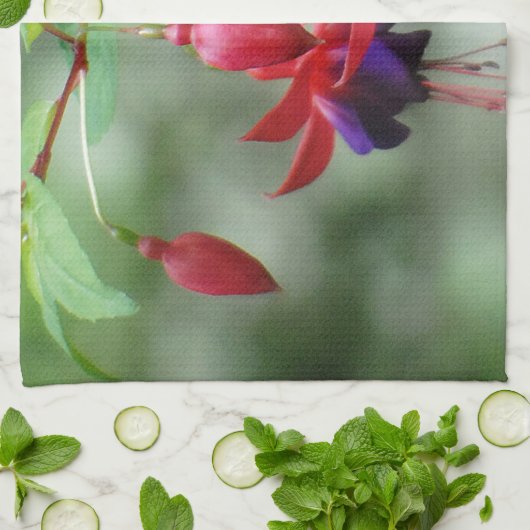 Fuschia1A.jpg Geschirrtuch (Gefaltet)