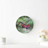 Fuschia1A.jpg Runde Wanduhr (Zuhause)