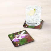 Fuschia Blume Getränkeuntersetzer (Rechte Seite)