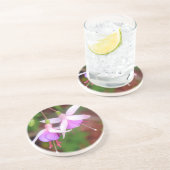 Fuschia Blume Getränkeuntersetzer (Seite)