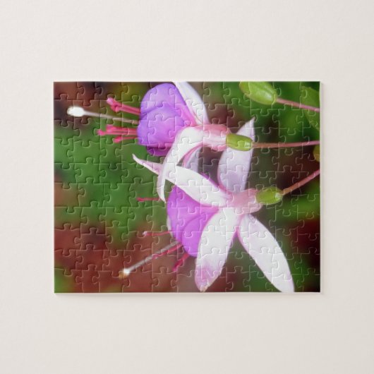 Fuschia Blume Puzzle (Horizontal)