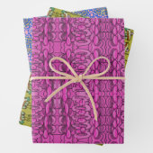 FUSCHIA DOODLE PARTY WRAPPING PAPIER (Beispiel)