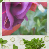 Fuschia Duo Geschirrtuch (Gefaltet)