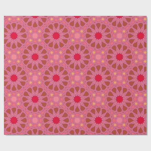 Fuschia Granada Geschenkpapier (Flach)