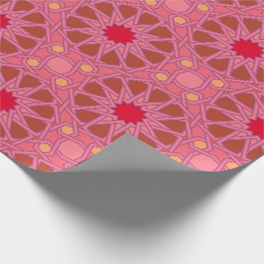 Fuschia Granada Geschenkpapier (Ecke)