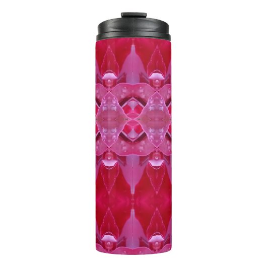 Fuschia Ikat Thermosbecher (Vorderseite)