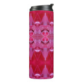 Fuschia Ikat Thermosbecher (Nach links gedreht)