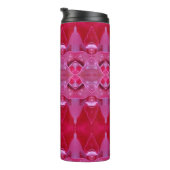 Fuschia Ikat Thermosbecher (Nach rechts gedreht)