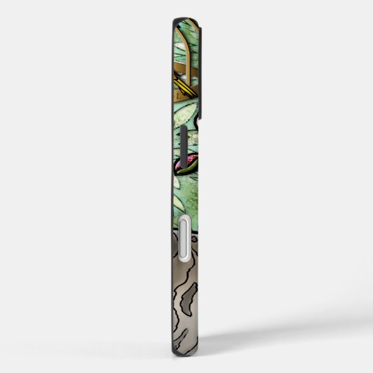 Fuschia & Kitty (Personalisiert) Case-Mate iPhone Hülle (Rückseite / Rechts)