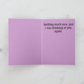 Fuschia, Kitty&Tweet (Karte) Karte (Innenseite)