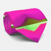 Fuschia Krawatte (Gerollt)