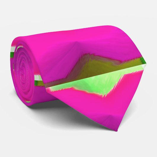 Fuschia Krawatte (Gerollt)