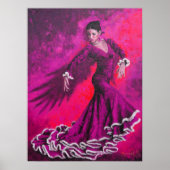 Fuschia Phoenix Poster (Vorne)