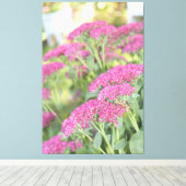 Fuschia Pink Flower Leinwand (Insitu (Holzboden))