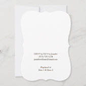 Fuschia Pink und Yellow Butterfly Girl Babydusche Einladung (Rückseite)