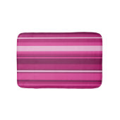 Fuschia-Streifen Badematte (Vorderseite)