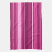 Fuschia-Streifen Handtuch (Vertikal)