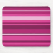 Fuschia-Streifen Mousepad (Vorne)