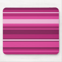 Fuschia-Streifen Mousepad