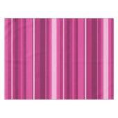 Fuschia-Streifen Tischdecke (Vorderseite (Horizontal))