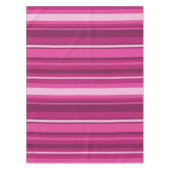 Fuschia-Streifen Tischdecke (Vorderseite)