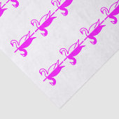 Fuschia Swans Seidenpapier (Ausschnitt)