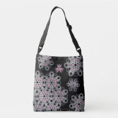 Fuschia Toruspher ePolyHexaBloom Crossbody Tasche (Rückseite)