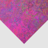 Fuschia und Türkisbeschaffenheit Seidenpapier (Ausschnitt)