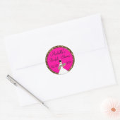 Fuscia Brautparty Stickers (Umschlag)