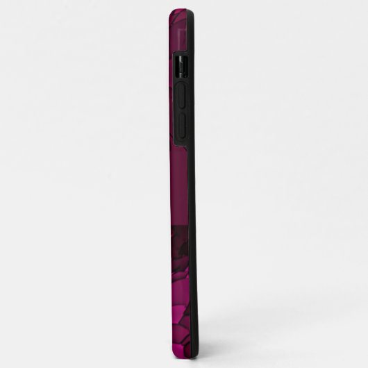 Fuscia Floral Name Rosa Elegant Case-Mate iPhone Hülle (Hinten/Links)