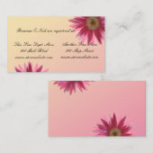 Fuscia-Molsien Begleitkarte (Vorne/Hinten)