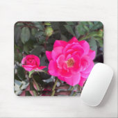 Fuscia Rose Mouse Pad Mousepad (Mit Mouse)