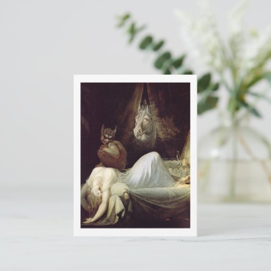 Fuseli, The Nightmare, c1790 Postkarte (Stehend Vorderseite)