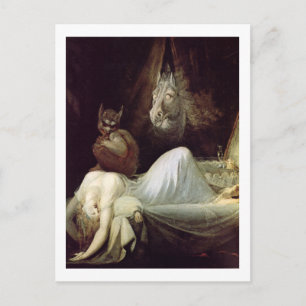 Fuseli, The Nightmare, c1790 Postkarte