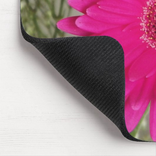 Fushia daisy Mousepad (Ecke)