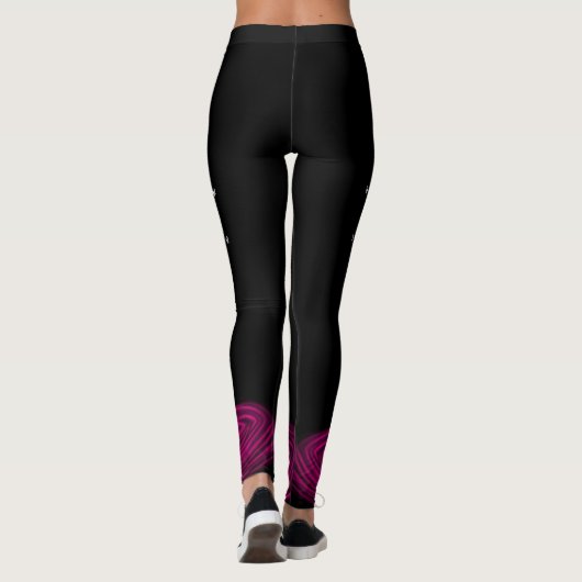 Fushia Fade Leggings (Rückseite)