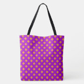Fushia + Orange Checkboard Tasche (Rückseite)