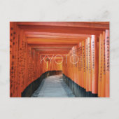 Fushimi Inari, Kyoto, Japan Postkarte (Vorderseite)