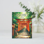 Fushimi Inari-Taisha Japan Postkarte (Stehend Vorderseite)