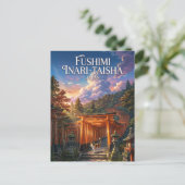Fushimi Inari Taisha Japan Postkarte (Stehend Vorderseite)