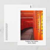 Fushimi Inari-taisha Kyoto, Japan Postkarte (Vorne/Hinten)