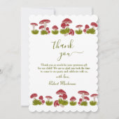 Fushrooms Goblincore Garden Baby Einladung (Vorderseite)