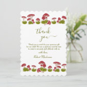 Fushrooms Goblincore Garden Baby Einladung (Stehend Vorderseite)