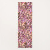Fushsia Modern Art Yoga Mat Yogamatte (Vorderseite)