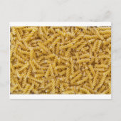 Fusilli pasta macro as background struktur postkarte (Vorderseite)